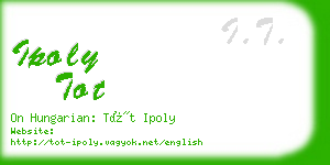 ipoly tot business card